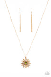 Paparazzi Formal Florals - Gold Necklace