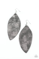Paparazzi Serenely Smattered - Silver Earrings