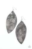 Paparazzi Serenely Smattered - Silver Earrings