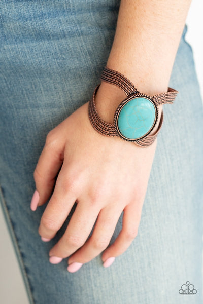 Paparazzi Coyote Couture - Copper Bracelet