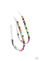 Paparazzi Beaded Bauble - Multi Hoop Earrings