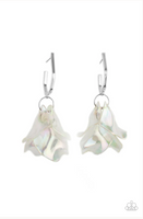 Paparazzi Jaw-Droppingly Jelly - Silver Hoop Earrings