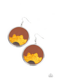 Paparazzi Sun-Kissed Sunflowers - Brown Earrings